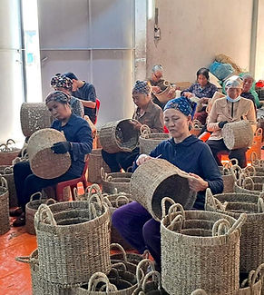 Storage baskets weaving factory | Rockhill Asia