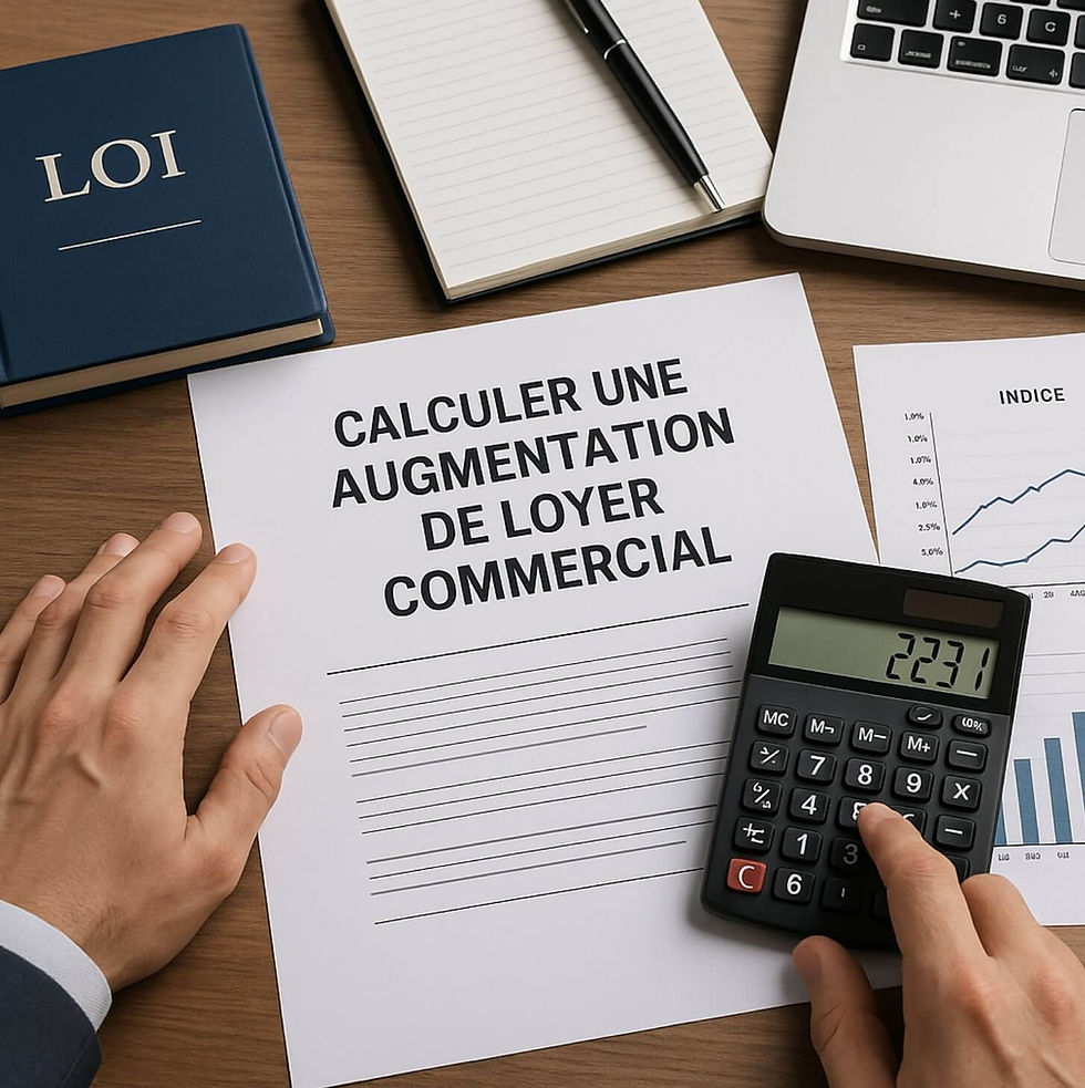 Comment calculer une augmentation de loyer commercial ?