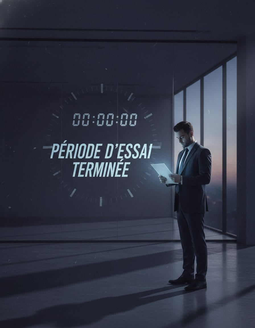 mettre fin à la période d'essai