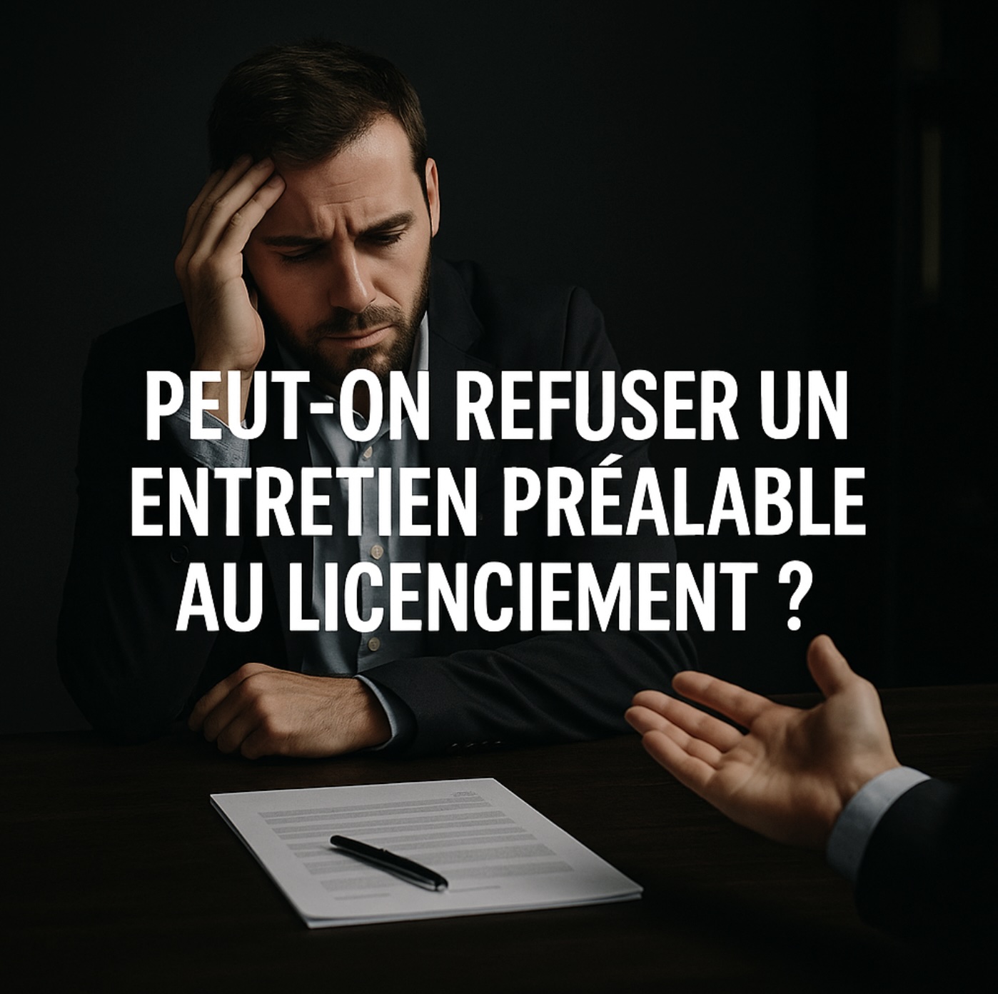 refus entretien préalable
