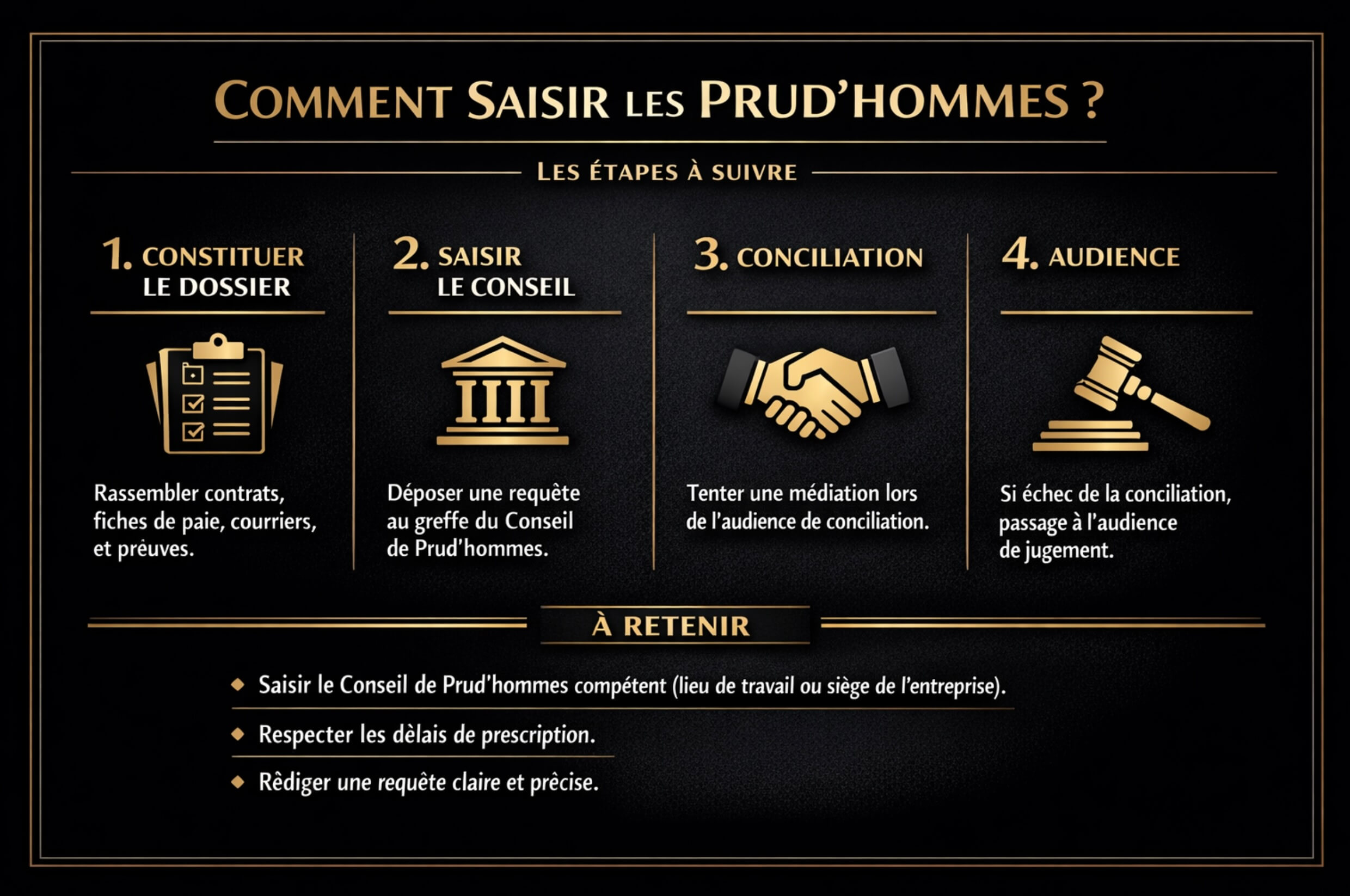 comment saisir le conseil de prud'hommes ?
