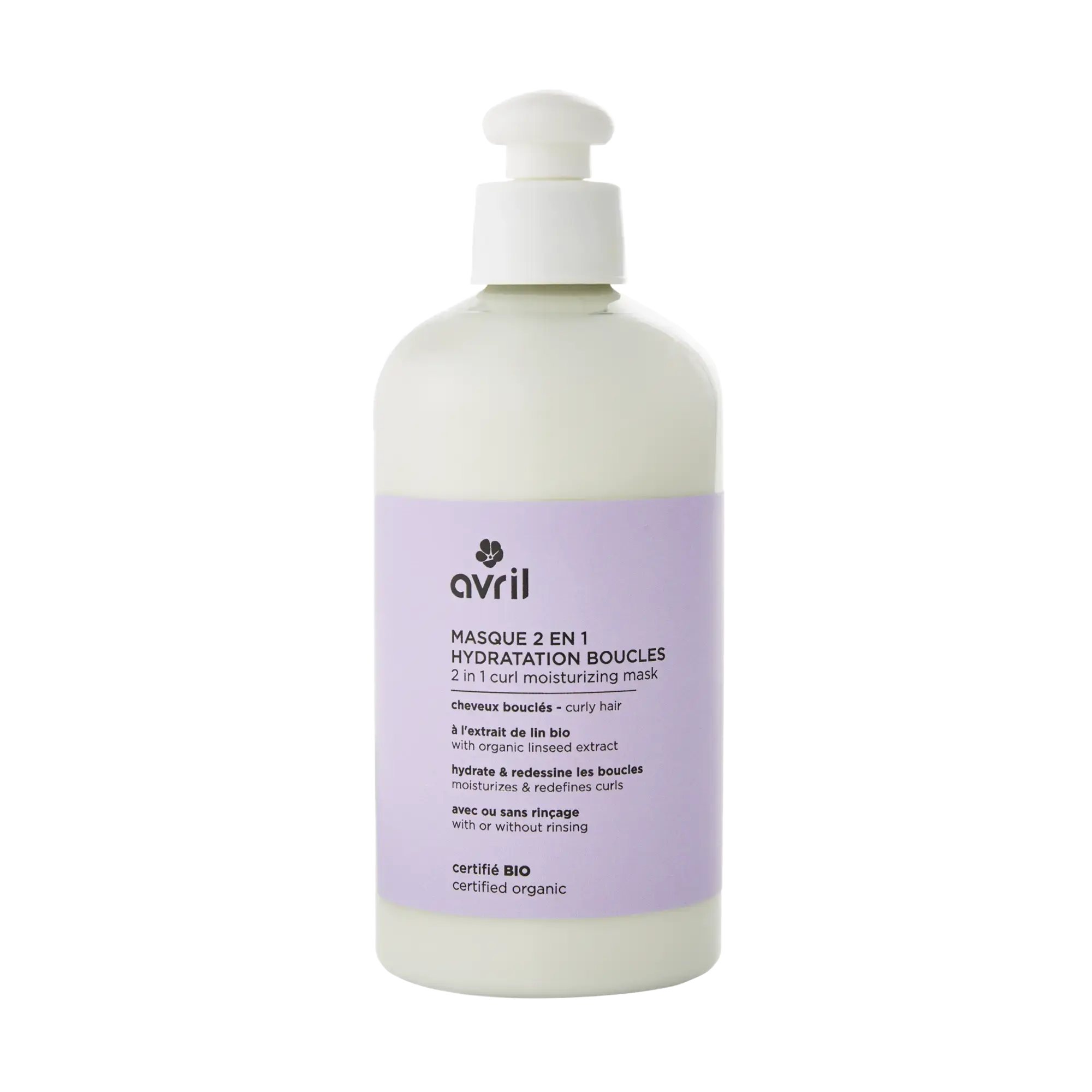 Masque 2 en 1 hydratation boucles - Avril