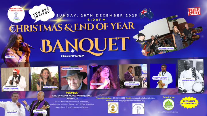 King of Glory Post Christmas and End of the Year Banquet and Fellowship Sunday 28 December 2025 6PM v2.png
