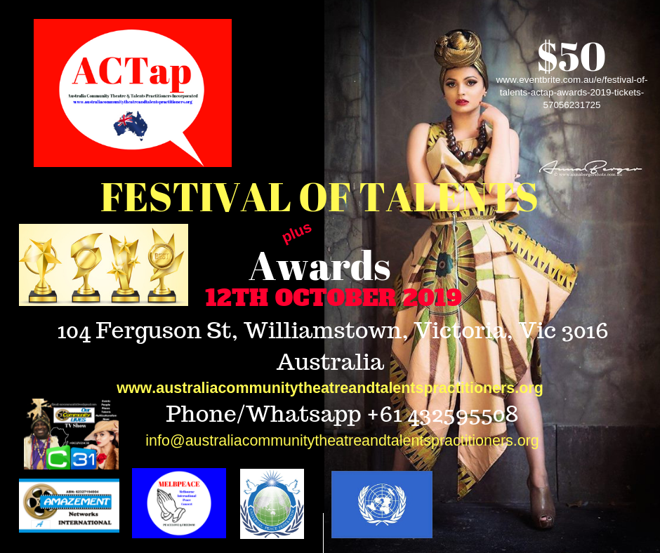 ACTap - Festival of Talents Poster - Nom