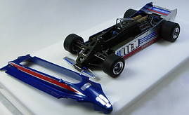 1:43-Scale, Super-detailed, Hand-built Model of the Lotus Ford 88, 1981 USA West Grand Prix by Pierre Laugier LP Creation