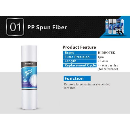 Miniature : Purificateur d'eau compact N03T Bleu