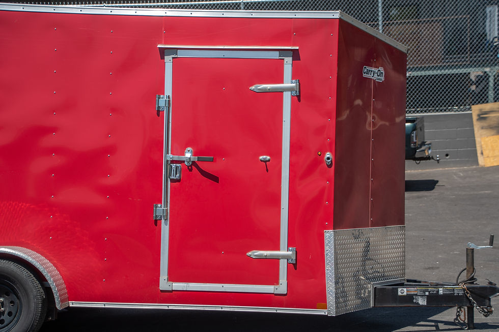 7x16' Red Utility Trailer