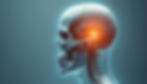 Eye-level view of a sacral occipital technique diagram showing skull