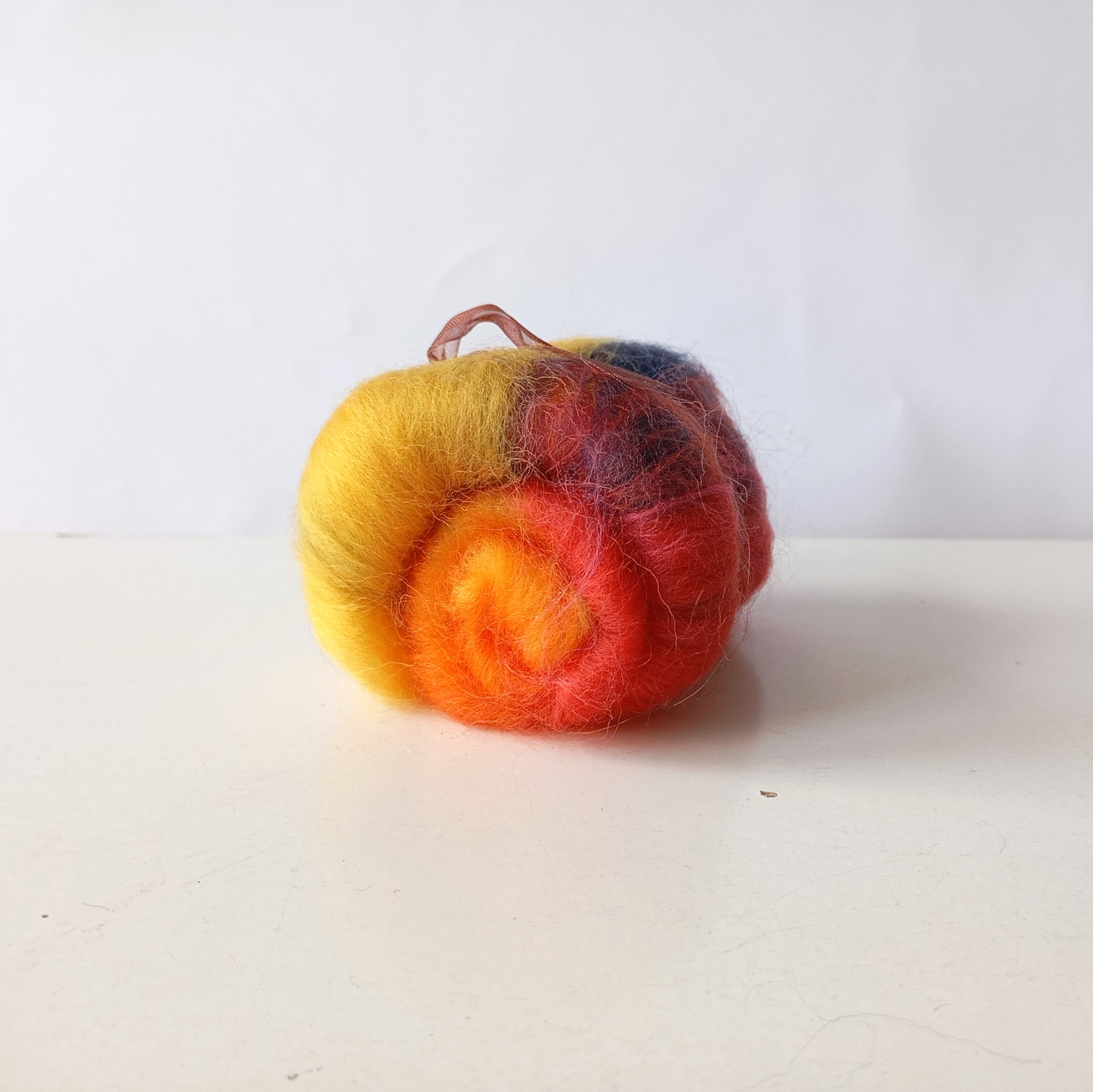 Sunset Baby Fibre Batt for spinning, felting and fibre crafts