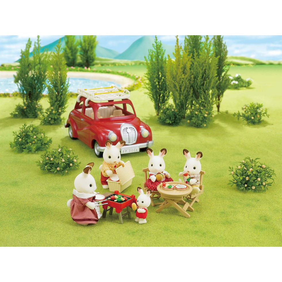 Thumbnail: Đồ Chơi Sylvanian Families Giá Để Đồ Pinic Cho Xe Hơi Roof Rack with Picnic Set