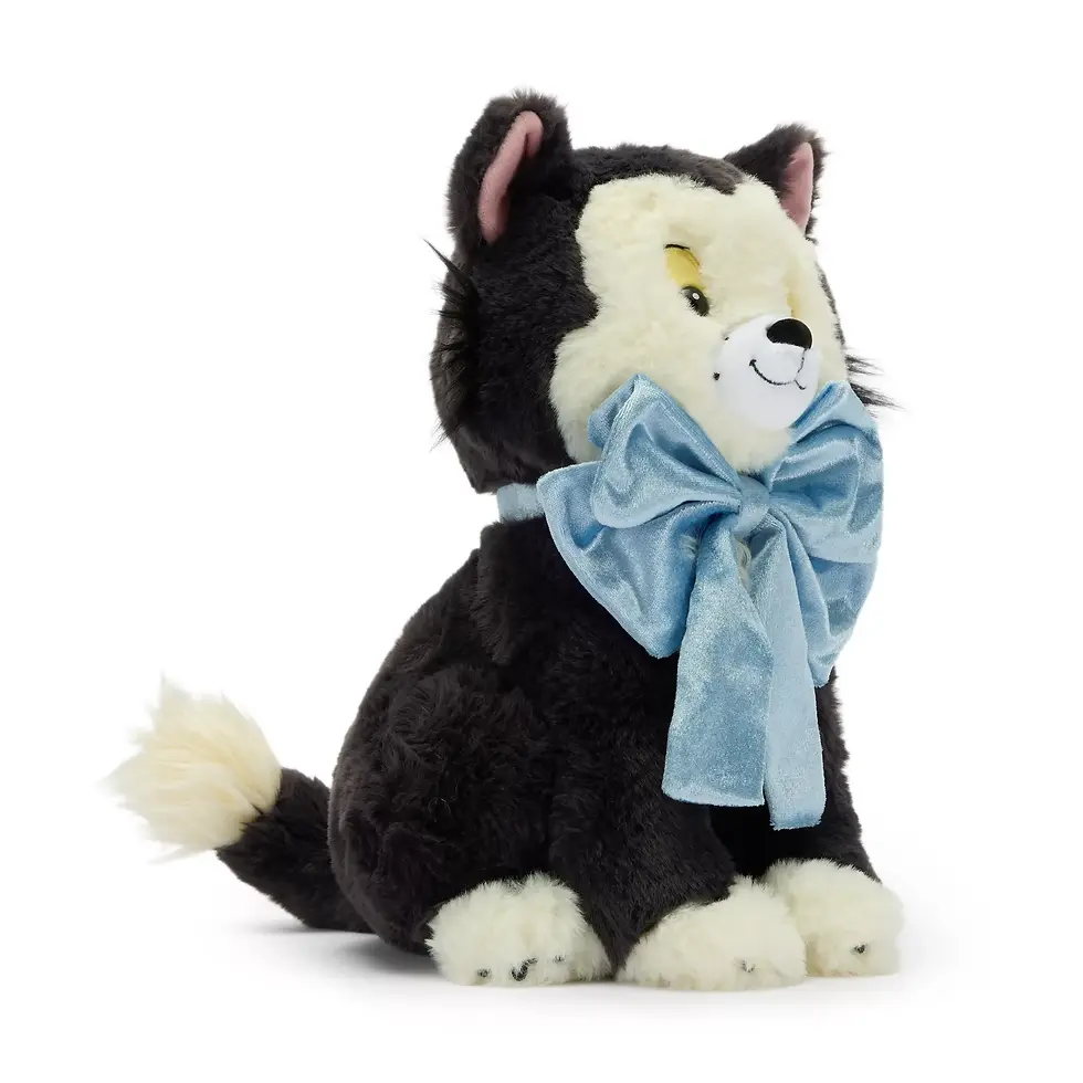 Thumbnail: Thú Bông Disney Figaro Plush with Bow Pinocchio 32cm