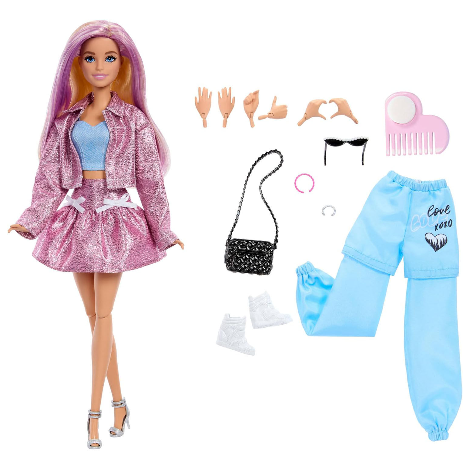 Búp Bê Barbie Deluxe Style Fashion Build Up