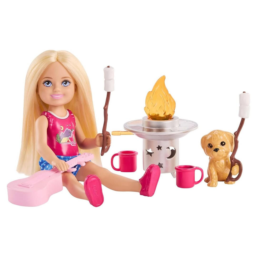 Búp Bê Barbie Family & Friends Chelsea Outdoor Adventures Playset