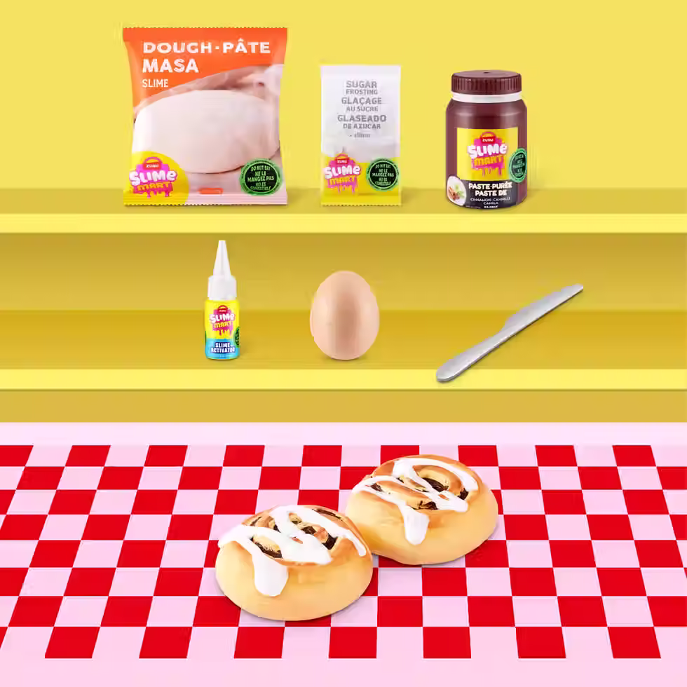 Thumbnail: Đồ Chơi Zuru Slime Mart Shopping Bag Cinnamon Rolls Kit