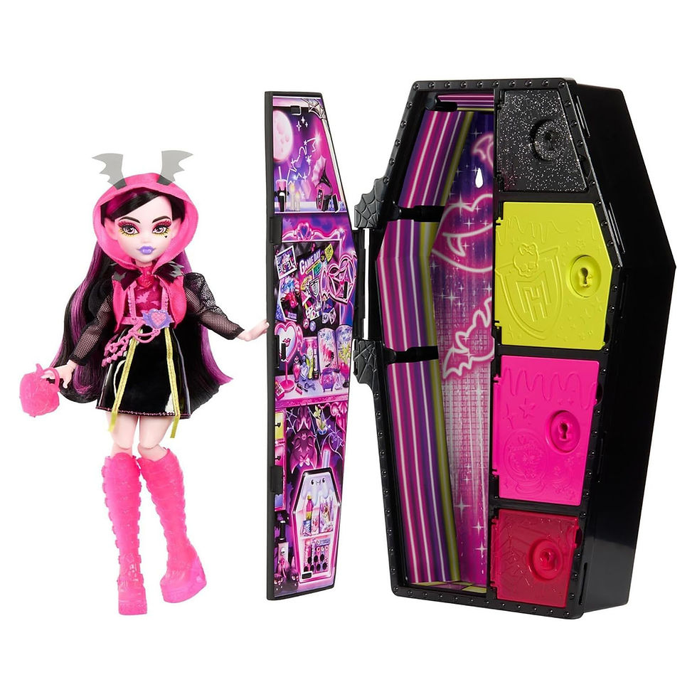 Thumbnail: Búp Bê Monster High Skulltimate Secrets Neon Frights Draculaura