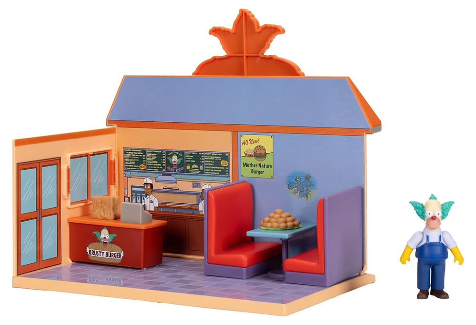 Thumbnail: Đồ Chơi Disney The Simpsons Krusty Burger Diorama Playset with Krusty The Clown