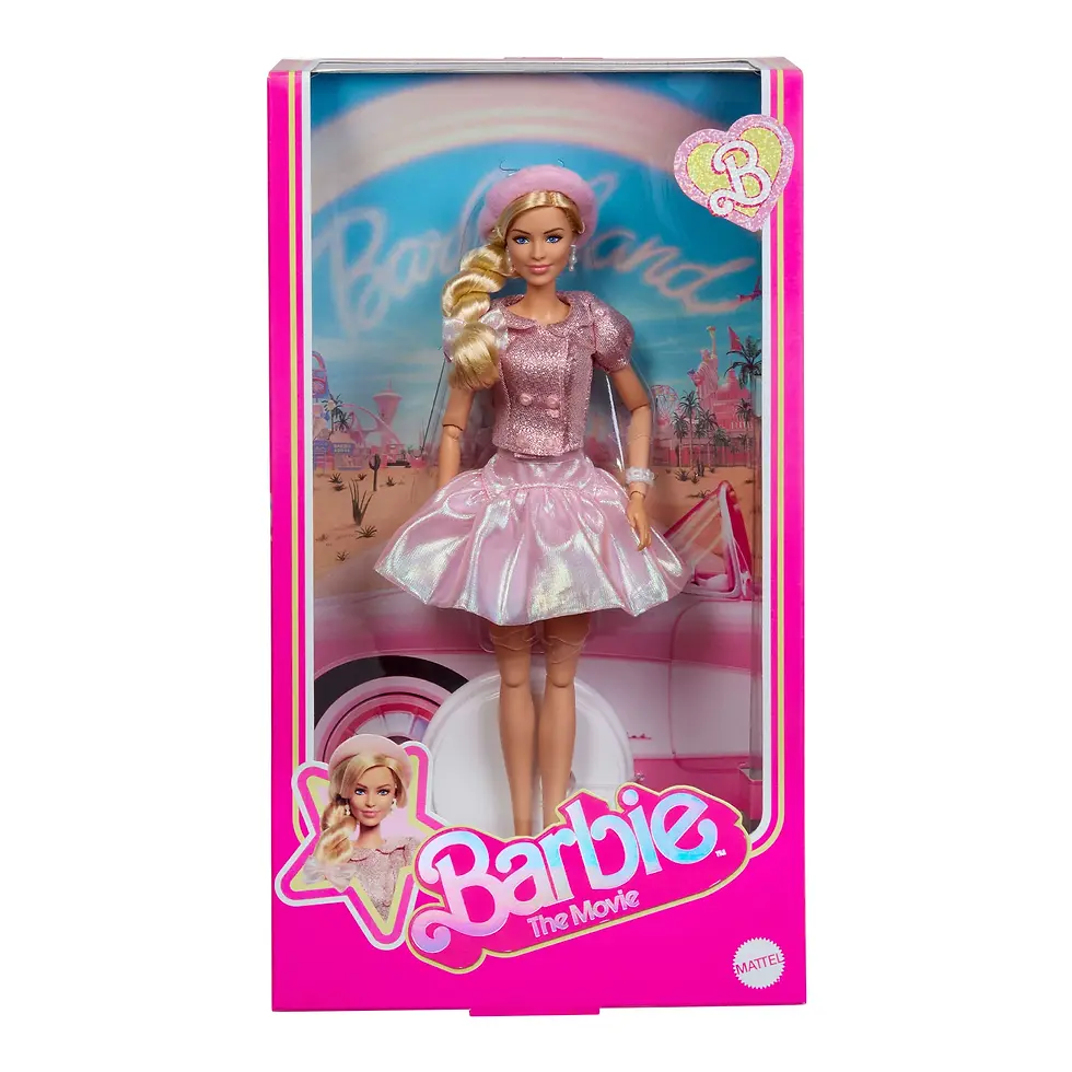 Thumbnail: Búp Bê Barbie The Movie Pink Puffy Dress