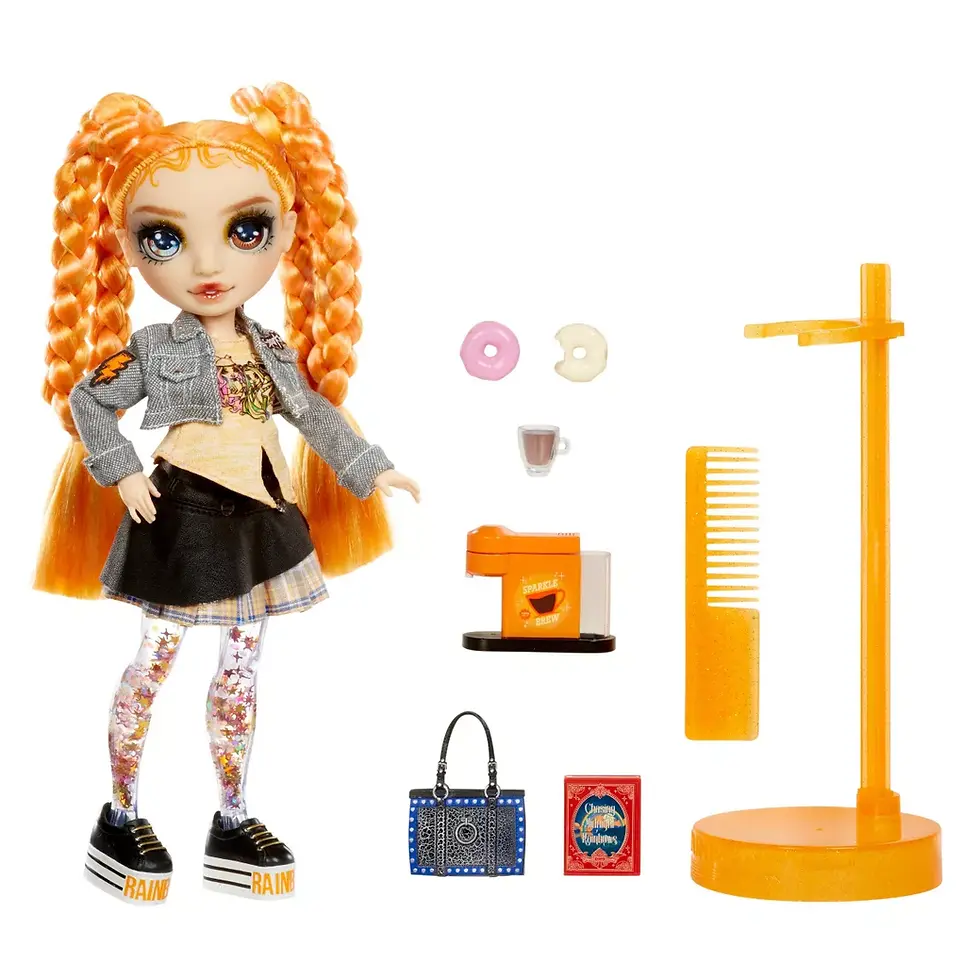 Thumbnail: Búp Bê Rainbow High Sparkle and Shine Rosetta Marina Clementine Viola