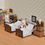 Thumbnail: Đồ Chơi Sylvanian Families Bộ Bàn Học Cổ Điển Classic Brown Writing Desk