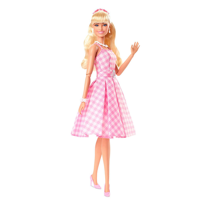 Búp Bê Barbie Margot Robbie Gingham Dress Trong Barbie The Movie 2023