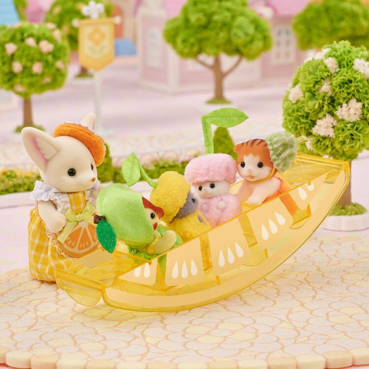 Thumbnail: Đồ Chơi Sylvanian Families Xe Buýt Bữa Tiệc Trái Cây Fruit Party Bus
