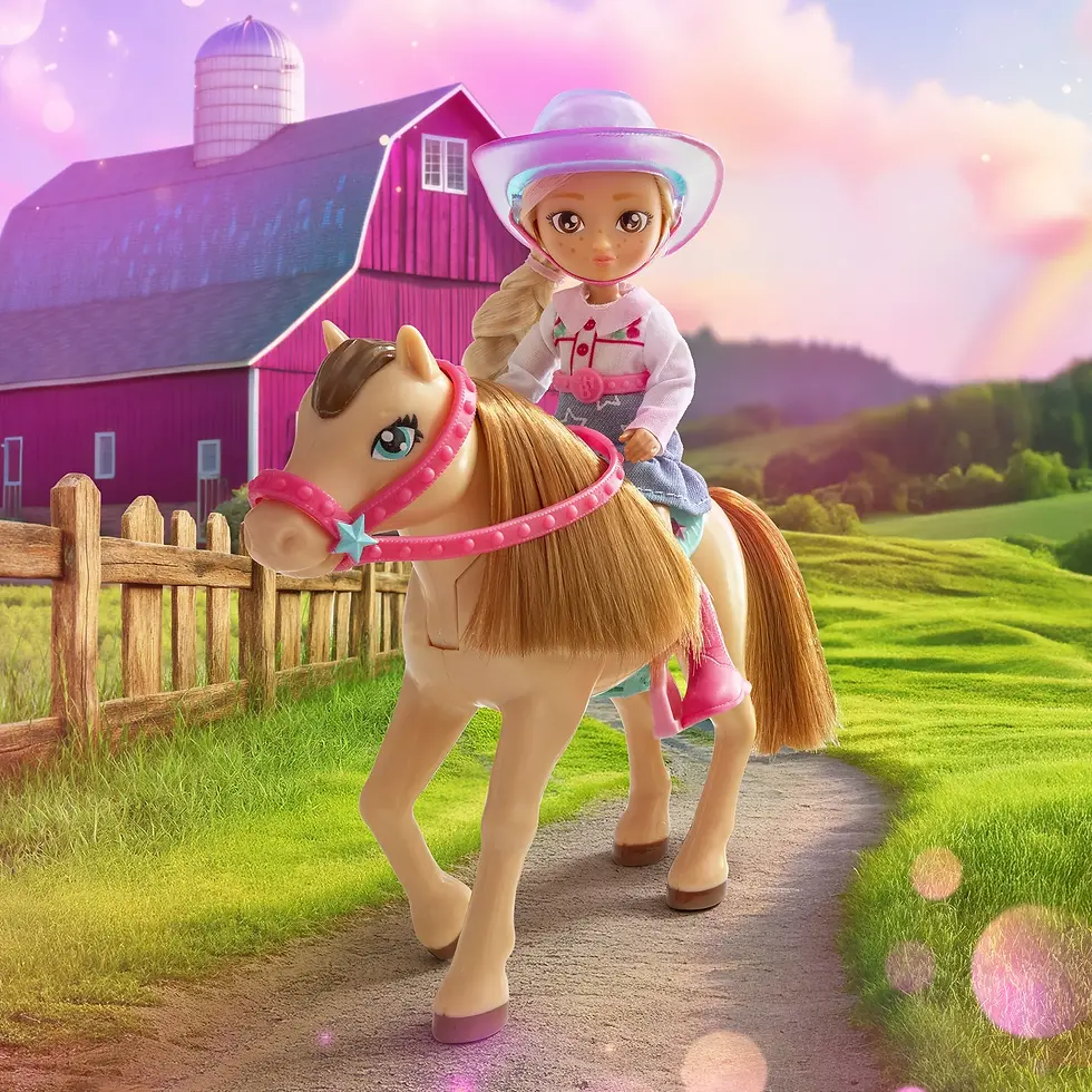 Thumbnail: Búp Bê Hey Bestie Charlie and Daisy Doll and Horse