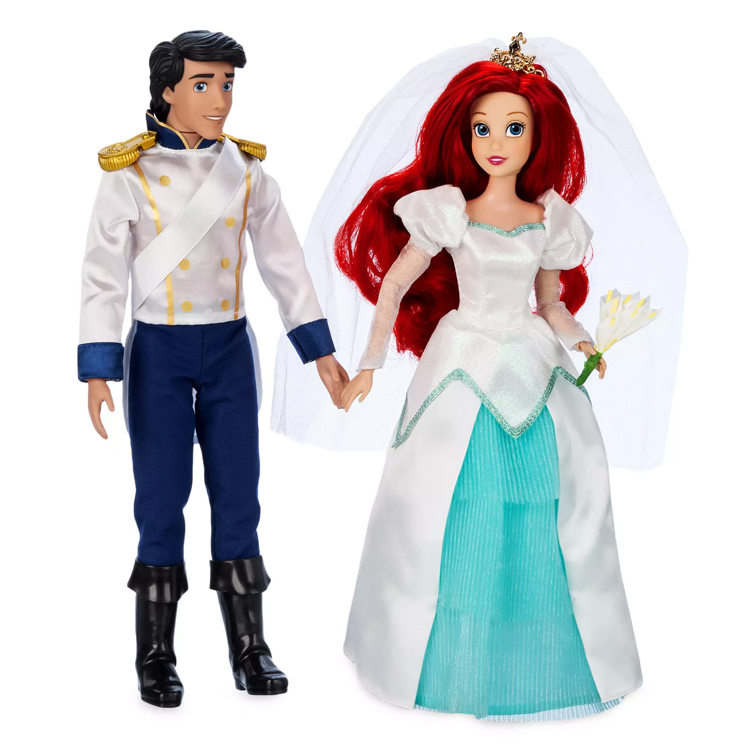 Búp Bê Disney Ariel and Eric Wedding Doll Set – The Little Mermaid