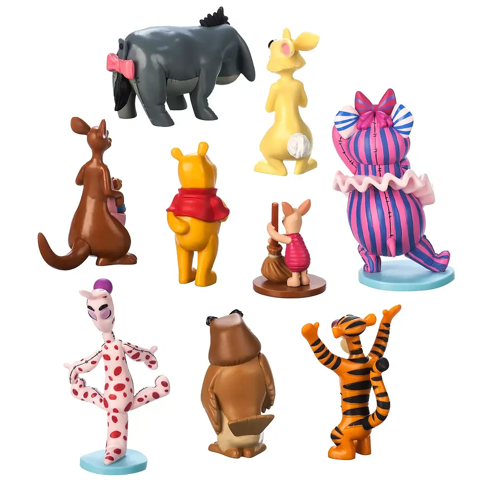 Thumbnail: Đồ Chơi Disney Winnie The Pooh Deluxe Figure Play Set Tượng Mô Hình