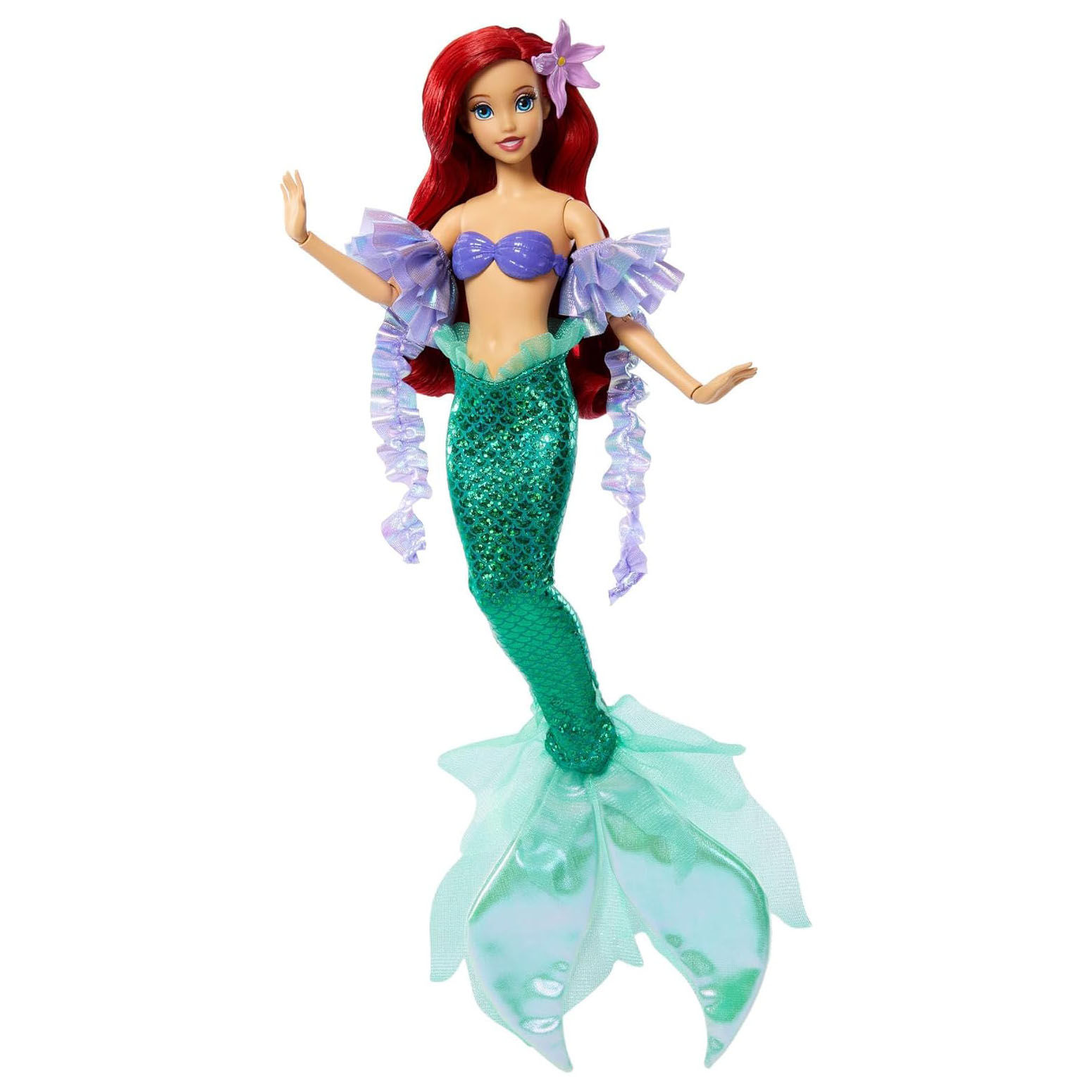 Búp Bê Disney Sparkling Princess Ariel by Mattel JLK25 The Little Mermaid