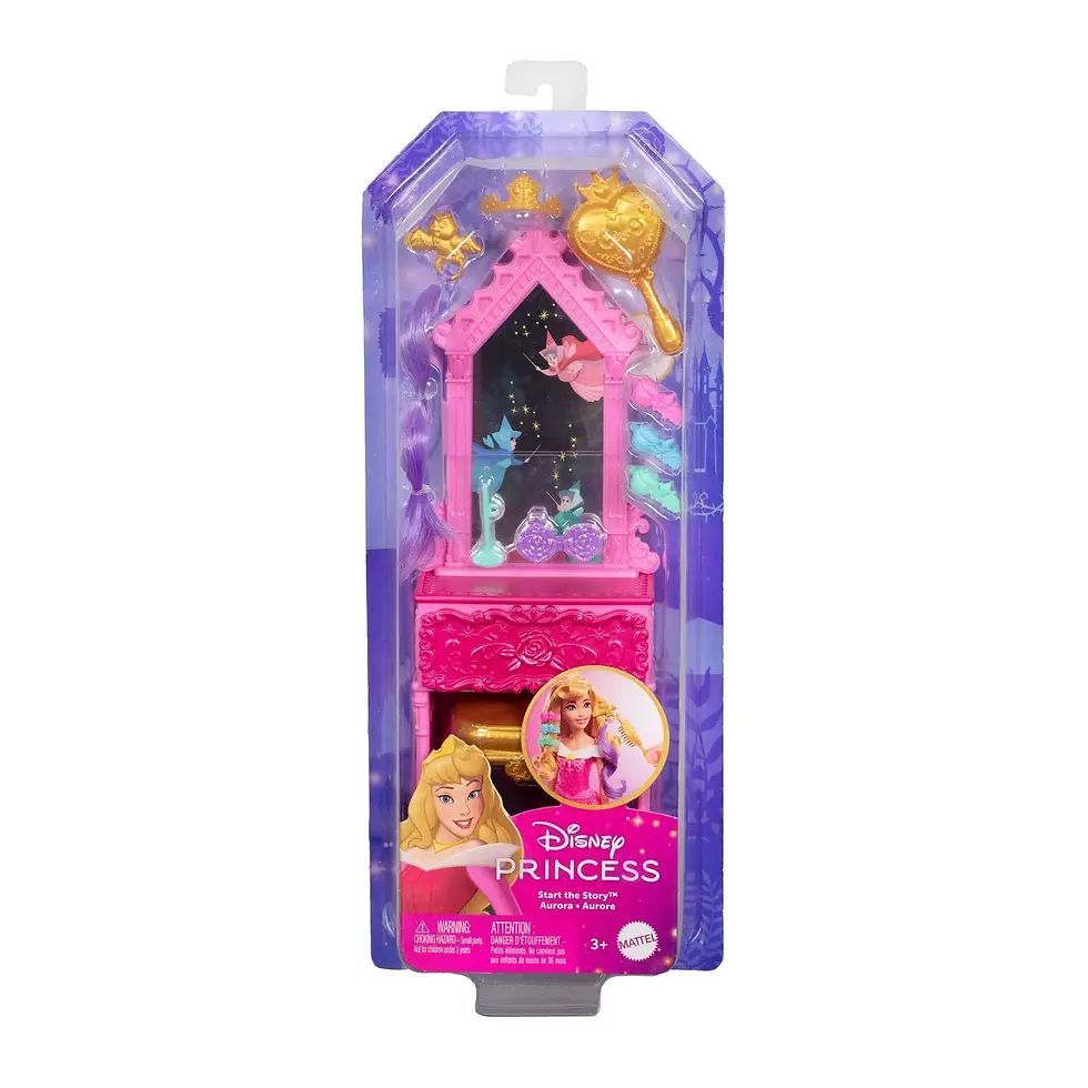Thumbnail: Đồ Chơi Búp Bê Disney Princess Enchanted Stories Aurora Styling Vanity