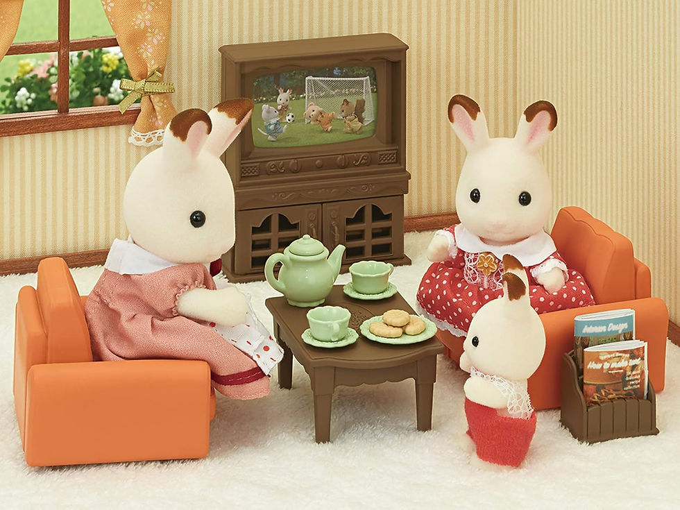 Thumbnail: Đồ Chơi Sylvanian Families Bộ Nội Thất Phòng Khách Lounging Living Room Set