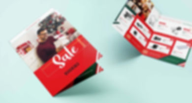 Christmas Electronic Shop Listing Bifold Brochure