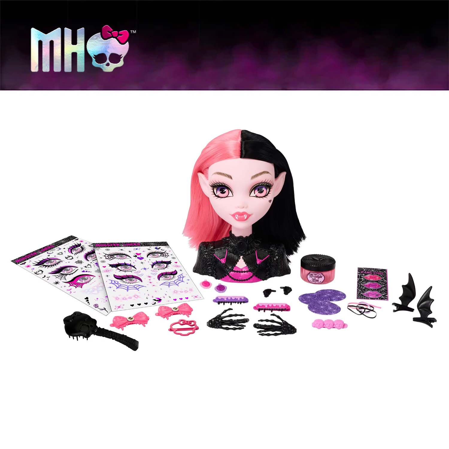 Đồ Chơi Búp Bê Monster High Draculaura Doll Head for Hair Styling