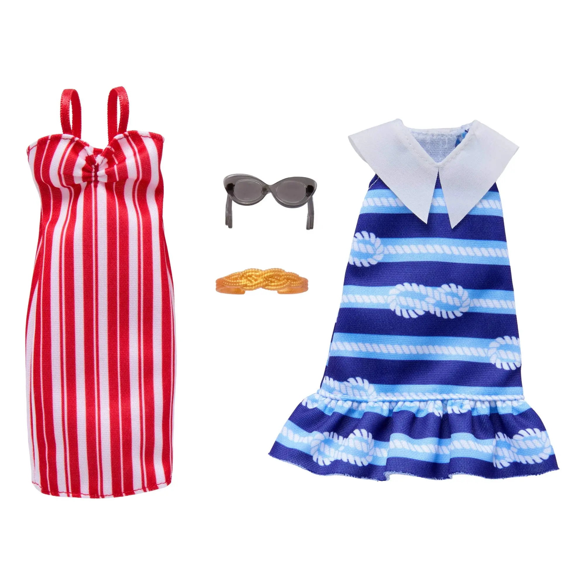 Thời Trang Búp Bê Barbie Fashion 2 Pack Set Stripes Inspired Pattern