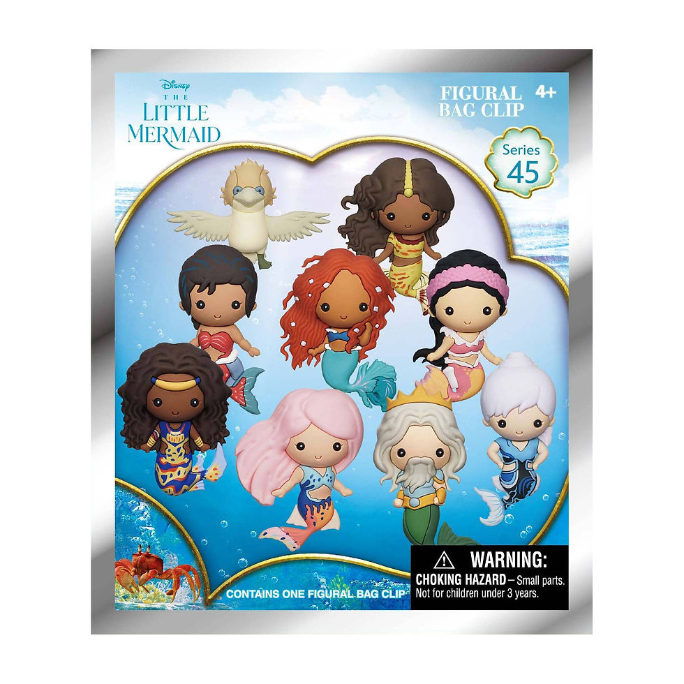 Thumbnail: Hàng Lưu Niệm Disney The Little Mermaid Bag Clip Móc Khóa