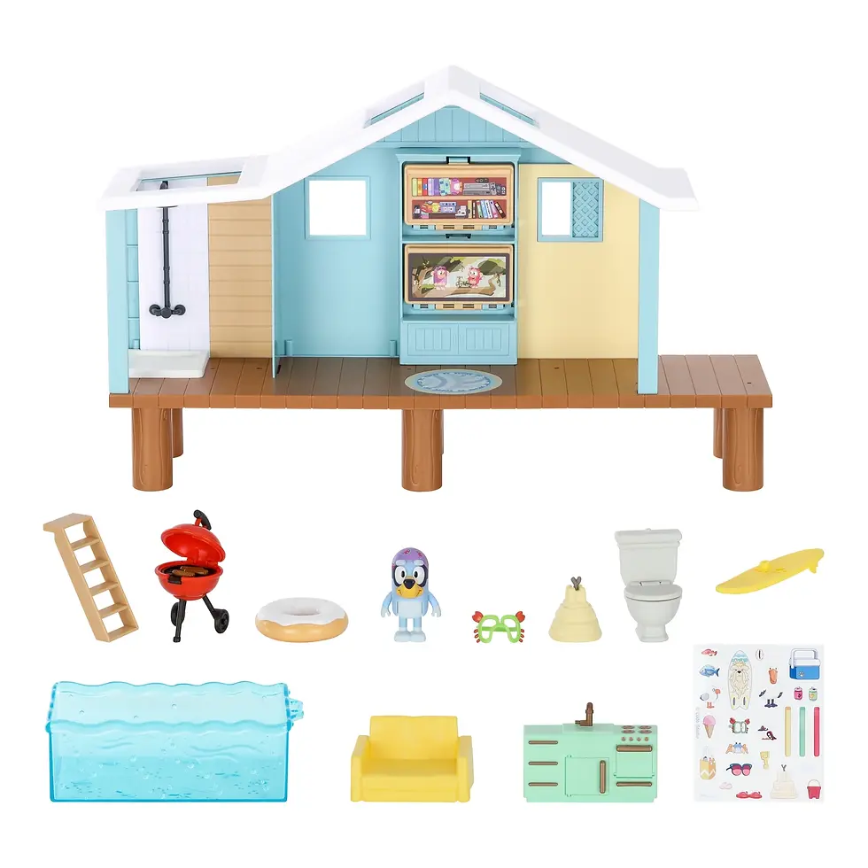 Thumbnail: Đồ Chơi Disney Bluey Beach Cabin Playset