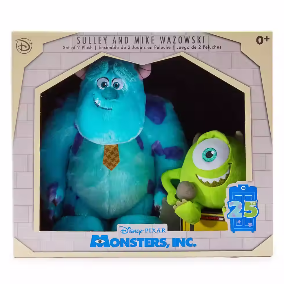 Thumbnail: Thú Bông Disney D23 Mike and Sulley Plush 25th Anniversary of Monsters, Inc.