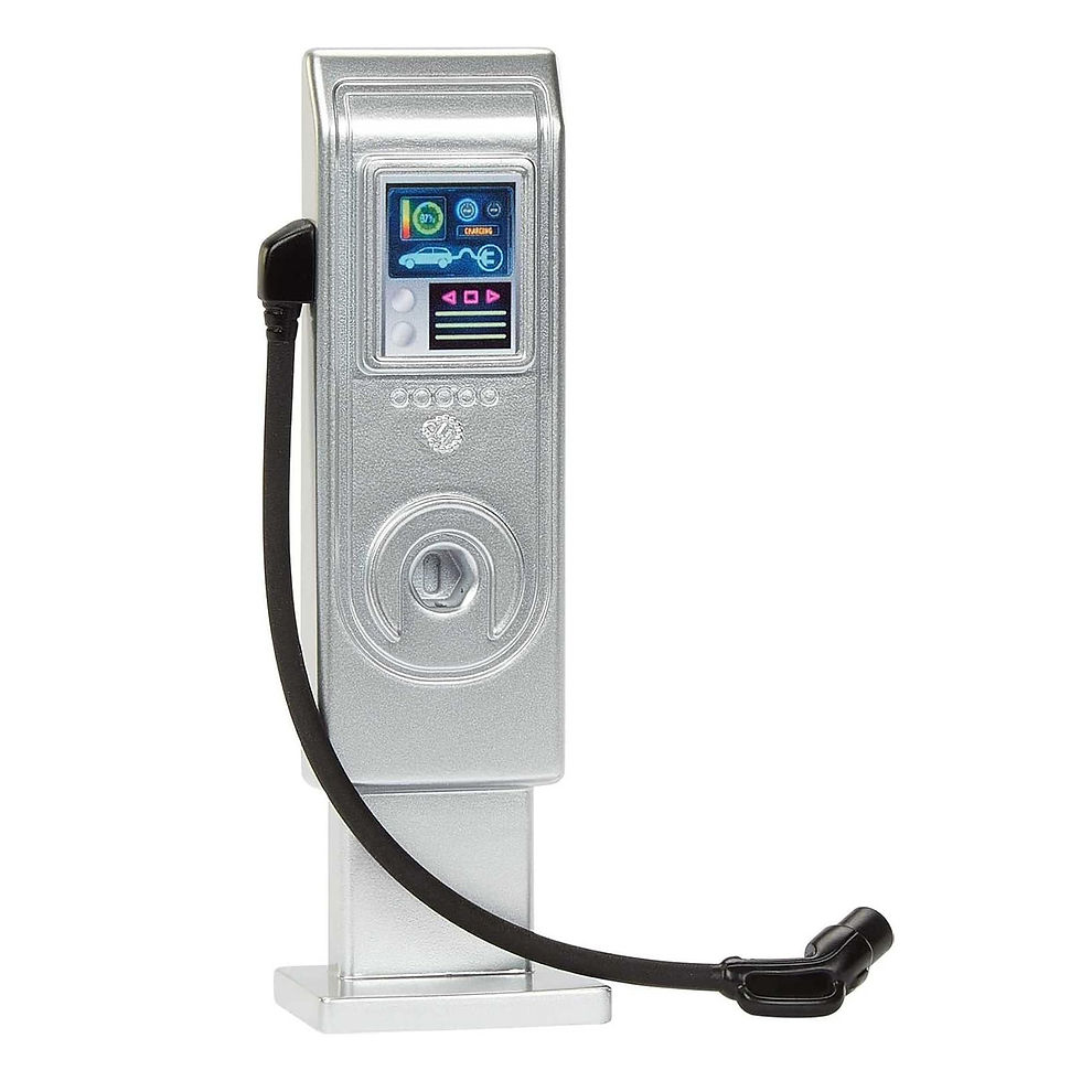 Thumbnail: Đồ Chơi Barbie Xe Điện Electric Car with Charging Station