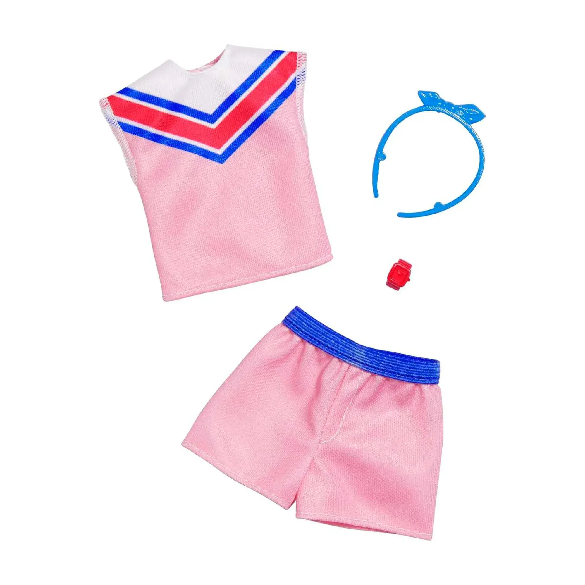 Thời Trang Búp Bê Barbie Fashion Complete Look Pink Athletic Top and Skirt