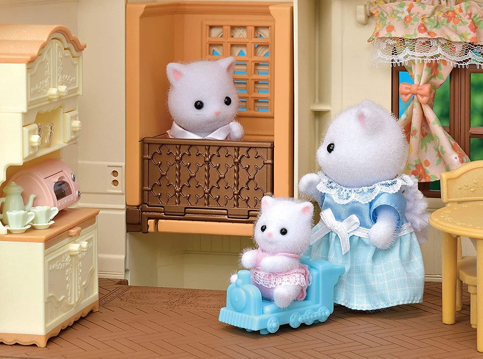 Thumbnail: Đồ Chơi Sylvanian Families Ngôi Nhà Có Thang Máy Red Roof Tower with Elevator