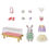 Thumbnail: Đồ Chơi Sylvanian Families Snow Rabbit Town Fashion Outfit Set