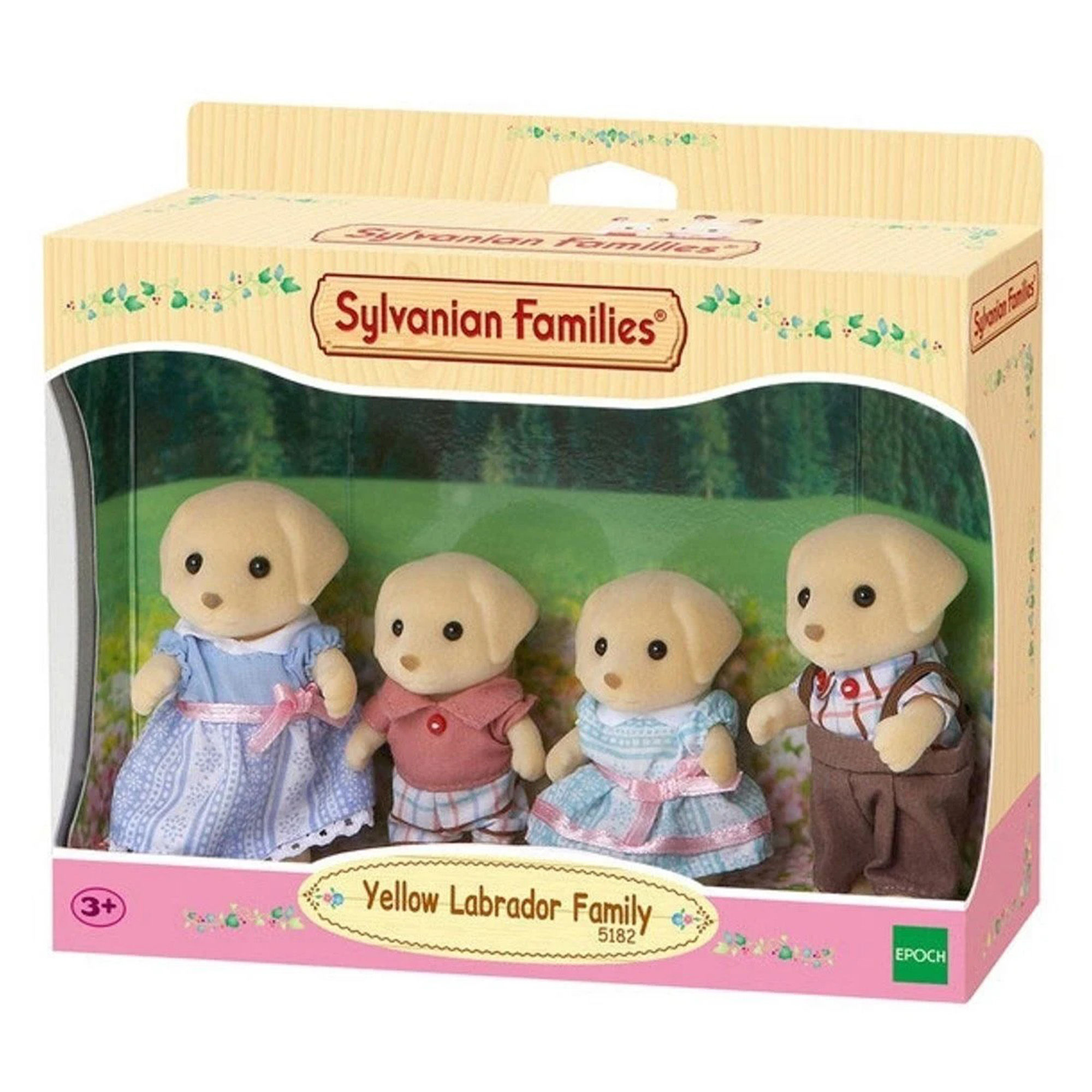 Đồ Chơi Sylvanian Families Gia Đình Chó Săn Vàng Yellow Labrador Family