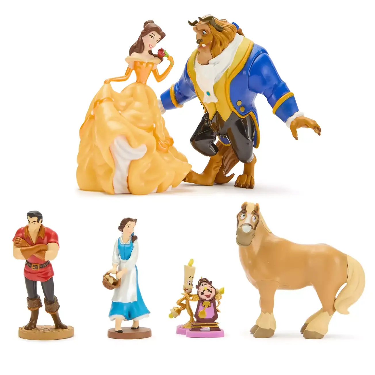 Đồ Chơi Disney Beauty and the Beast Figure Playset Tượng Nhân Vật
