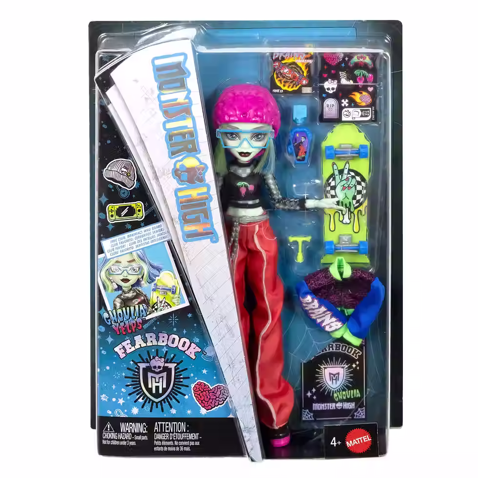 Thumbnail: Búp Bê Monster High Fearbook Ghoulia Yelps