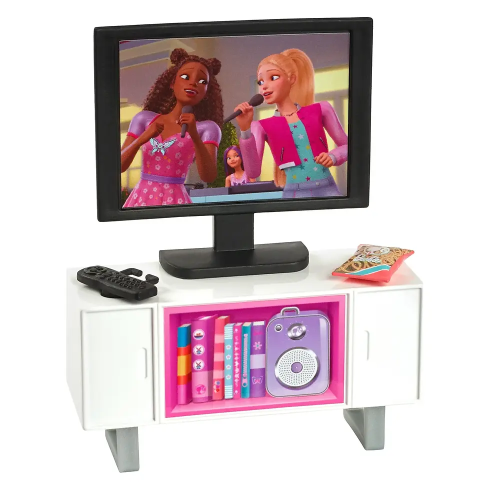 Thumbnail: Đồ Chơi Barbie World Game Room Set Furniture Foosball Table