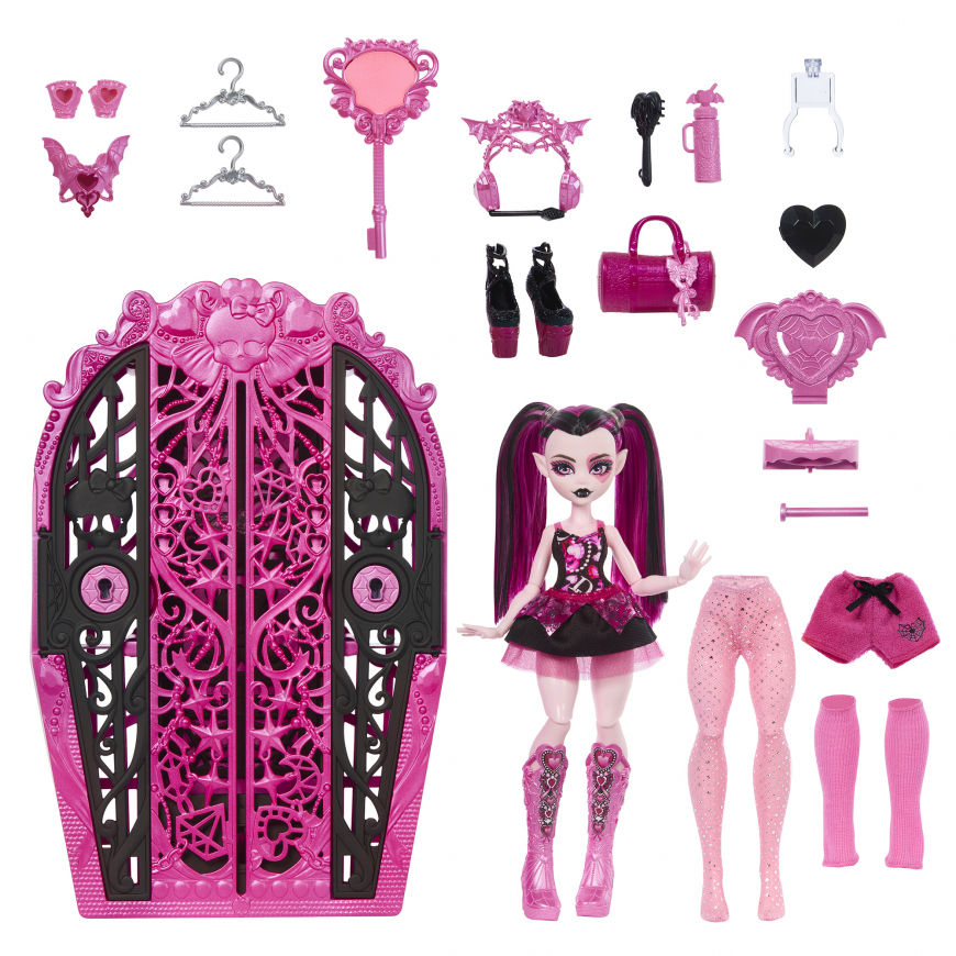 Thumbnail: Búp Bê Monster High Skulltimate Secrets Series 4 Draculaura