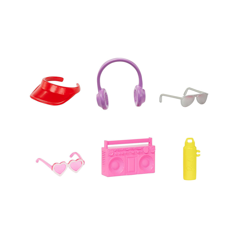 Thumbnail: Búp Bê Barbie Fashionistas Set Roller-Skating Fashion Dolls