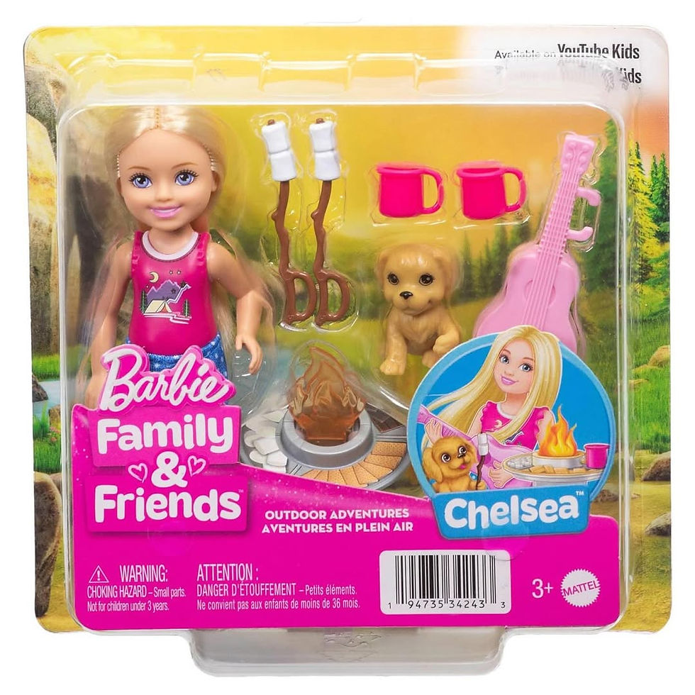 Thumbnail: Búp Bê Barbie Family & Friends Chelsea Outdoor Adventures Playset