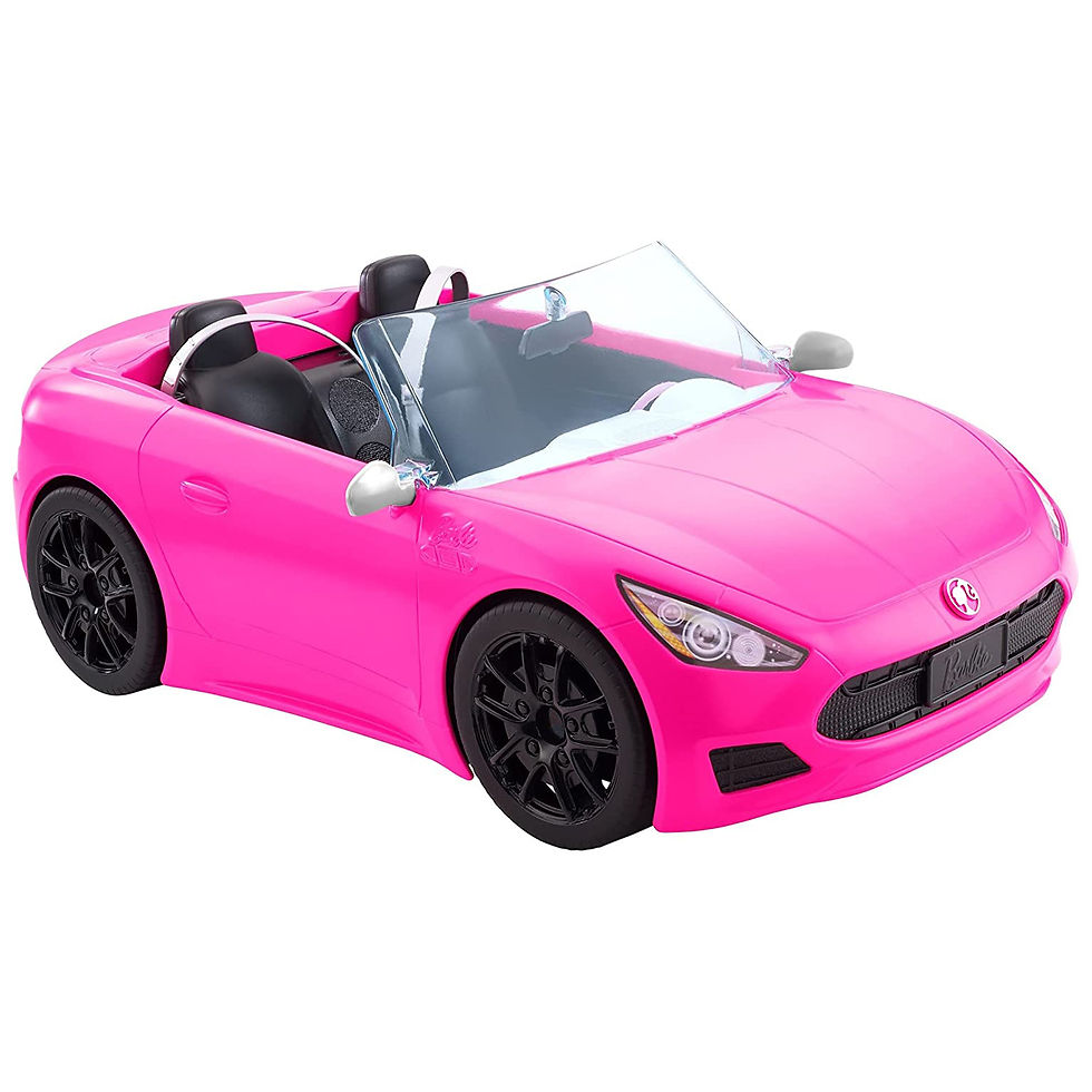Xe Hơi Mui Trần Màu Hồng Của Barbie Pink Convertible Car