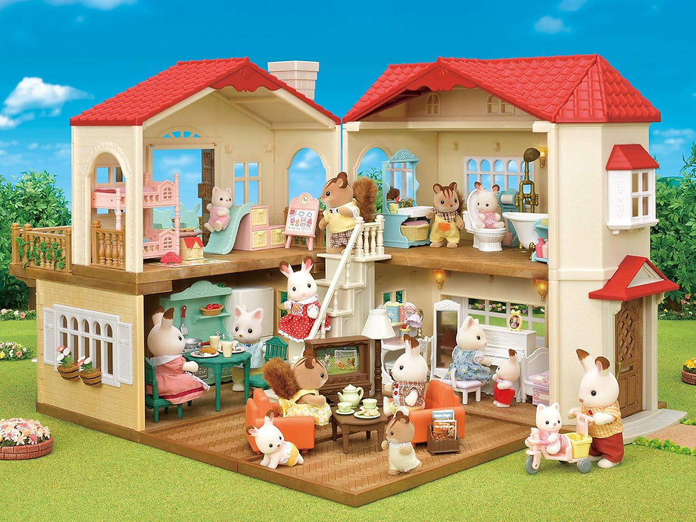 Thumbnail: Đồ Chơi Sylvanian Families Nội Thất Bathroom Set with Elephant Girl